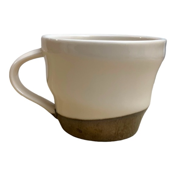 Starbucks 2013 Hand Dipped Bronze Swirl Ceramic Cream Coffee Cup Mug 12oz - Picture 8 of 9
